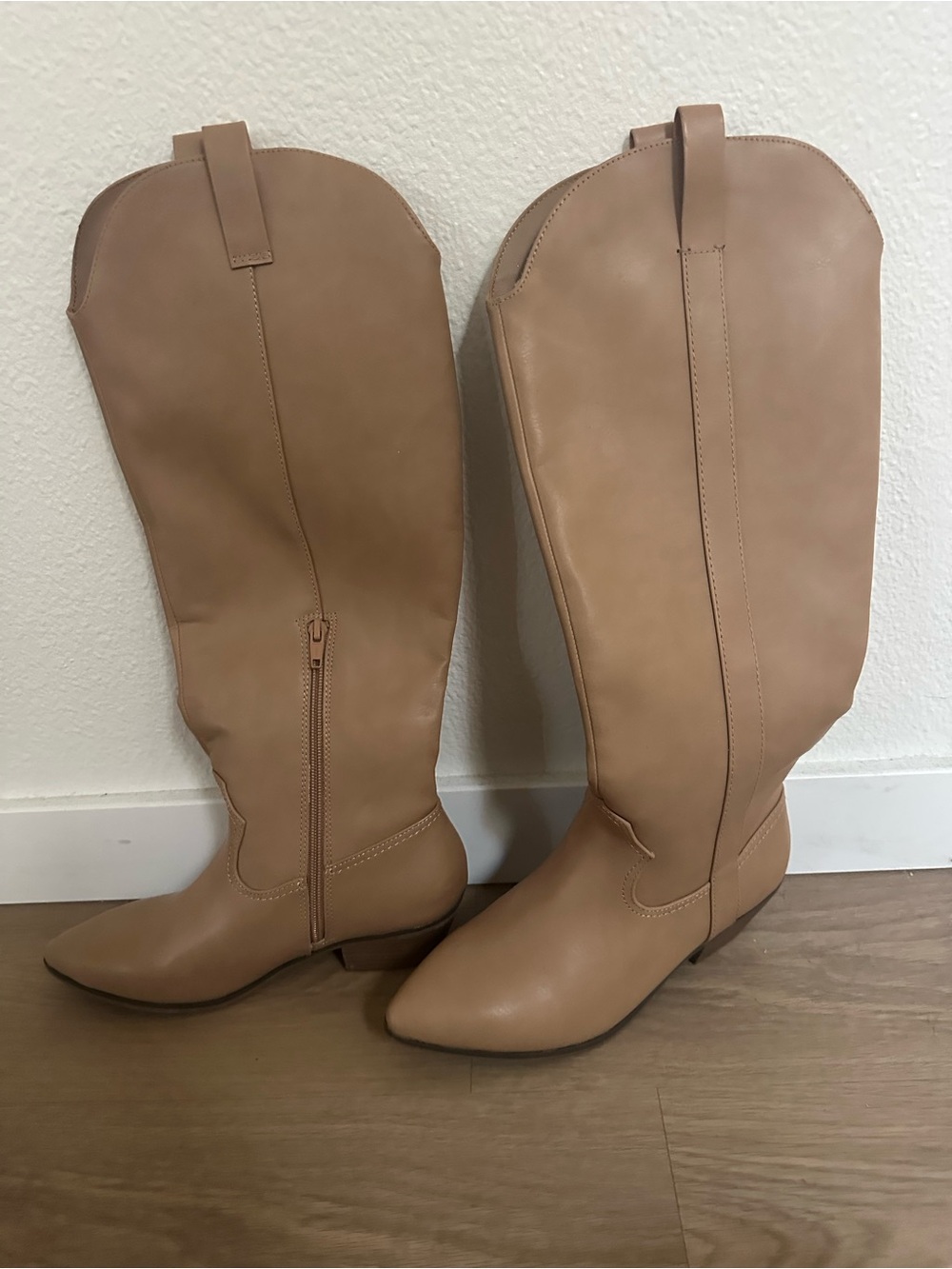 Target Women's Knee Tan Cowboy Boots